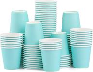 🥤 convenient 100 pack 3oz paper cups - ideal for coffee, tea, water & more! perfect for home, office, parties & water coolers! logo