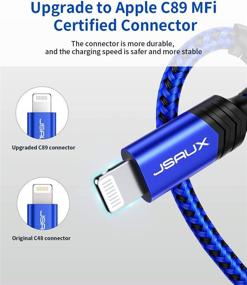 img 3 attached to 🔌 JSAUX Lightning Cable - Certified Upgraded Compatible