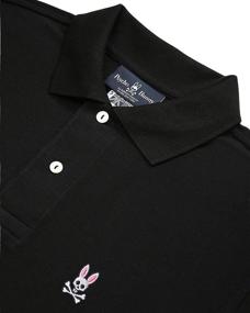 img 1 attached to 🐰 Psycho Bunny Classic Polo Yarrow: Men's Clothing and Shirts for a Timeless & Stylish Look