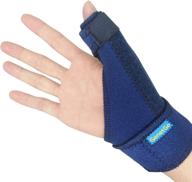 🖐️ genetgo thumb spica support brace - stabilizer for carpal tunnel, arthritis, sprains, strains - pain relief for left or right hand логотип