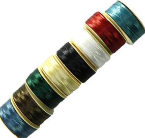 img 1 attached to 🧵 Nylon Thread Bobbins 0 203mm: Vibrant Colors for Beading & Jewelry Making projects