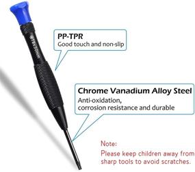 img 1 attached to 🔧 18шт Мини магнитный набор отверток Torx Flathead Phillips с пинцетом - T2 T3 T4 T5 T6 T7 T8 T9 T10 для Xbox, Mac, PS4, компьютер, телефон, часы, ювелиры - FIXITOK