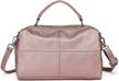 vaschy crossbody leather satchel shoulder women's handbags & wallets in satchels logo