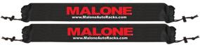 img 2 attached to Premium Roof Rack Pads for Kayaks, SUPs, and Surfboards - Set of 2 by Malone