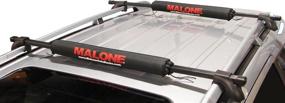 img 1 attached to Premium Roof Rack Pads for Kayaks, SUPs, and Surfboards - Set of 2 by Malone