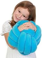 🧸 playlearn cuddle ball knot pillow – sensory plush toy for kids – stress relief hugging pillow – calming sensory toy – 10 inch logo