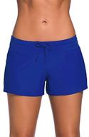π©± aleumdr women's boardshort bottom for swimming - women's clothing logo