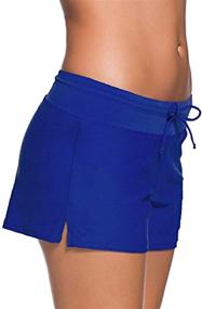 img 2 attached to 🩱 Aleumdr Women's Boardshort Bottom for Swimming - Women's Clothing