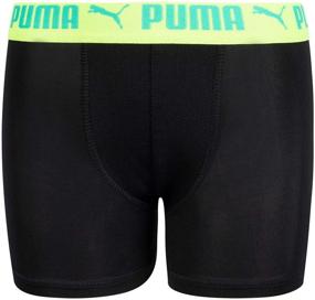 img 1 attached to Плавки PUMA для мальчиков с логотипом No.1 - упаковка из 2 шт.