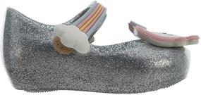 img 3 attached to 🦄 Adorable Melissa Mini Ultragirl Unicorn Toddler Girls' Flats - Comfort and Style Combined