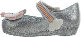 img 1 attached to 🦄 Adorable Melissa Mini Ultragirl Unicorn Toddler Girls' Flats - Comfort and Style Combined