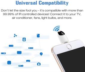 img 3 attached to Type-C IR Remote Controller for Smart Phone - Easy Control for Air Conditioner, Fan, TV, and More - Adapted by Warmword