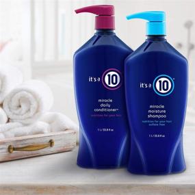 img 2 attached to 💦 It's a 10 Miracle Moisture Shampoo (33.8 Fl oz): Hydrating Haircare for Ultimate Moisture Boost