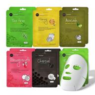 celavi essence facial face mask paper sheet - 12 pack: revitalizing korean skin care for ultimate moisturization (mix - 2 of each) logo