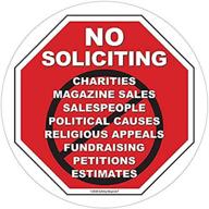 soliciting sign house solicitation solicitors logo
