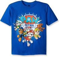 🐾 playful paws: paw patrol boys' group short sleeve t-shirt for adventure-seeking kids logo