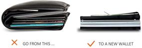 img 1 attached to IKEPOD Minimalist Blocking Wallet Pocket Men's Accessories for Wallets, Card Cases & Money Organizers