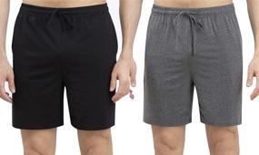 img 1 attached to YIMANIE Pajama Shorts Separate Bottoms Men's Clothing