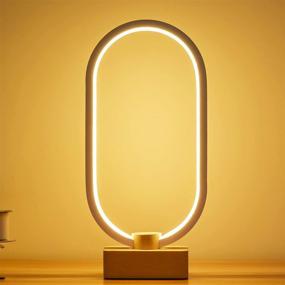 img 4 attached to 🏡 Enhance Your Home's Ambiance with LONRISWAY LED Wood Table Lamp: Dimmable Lighting, Creative Décor, and Unique Housewarming Gift with 3ft USB Cable