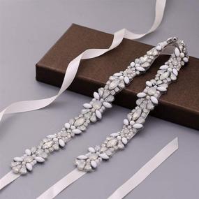 img 1 attached to HONGMEI Wedding Rhinestone Bridesmaid Accessories