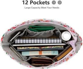 img 2 attached to Bridawn Pocketbook Handbag Divider for Women's Accessories - Organizer