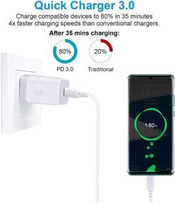 img 3 attached to iPhone 13 Pro 12 Charger Block Fast Charging - 18W Travel Power Adapter Single Port Wall Charger Plug PD Fast Charger Cube - USB C Charger Compatible for iPhone 12, 12 Mini, 12 Pro, 11 Pro Max, SE
