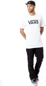 img 1 attached to Men's Clothing: Vans Classic White Black T-Shirt for Shirts