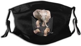 img 4 attached to 🐘 Reusable Washable Elephant Filters Balaclava for Occupational Health & Safety - Personal Protective Equipment