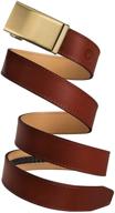 mission belt grain italian leather logo