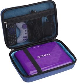 img 4 attached to Protective Blue Travel Case for COOAU 11.5"/12.5" Portable DVD Player - Aproca Hard Storage Case