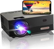 1080p wifi projector by oseven - portable movie projector supporting 4k, smartphone, tv stick, hdmi, vga, usb, laptop, tablet, ios & android compatibility... logo