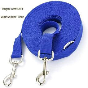 img 3 attached to 🐾 Yamine Nyykaa 32FT/10M Double Dog Leash Upgraded Version - Ideal for Large, Medium, & Small Dogs - Perfect for Hiking, Camping, Training, Hunting, Backyard Activities, Beach, Recall Training, Swimming