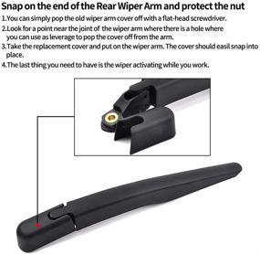 img 1 attached to OTUAYAUTO BB5Z17526 C Rear Wiper Cover