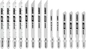 img 3 attached to 🔧 Durable and Versatile DEWALT Jigsaw Blades Set - T-Shank, 14-Piece + Case