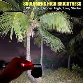 img 2 attached to 800 Lumens Rechargeable COB Small Flashlights with Folding Bracket, Bottle Opener, and Magnet Base – Portable Pocket Light for Fishing, Walking, and Camping