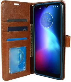 img 1 attached to 📱 ZASE Moto G Play 2021 Wallet Phone Case - Premium Protective Pouch | Slim Folio PU Leather Flip Cover | Magnetic Closure with Kickstand | Card Pocket & Strap | Compatible with Motorola G Play 2021 6.5-inch (Luxury Brown)