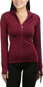 img 1 attached to ToBeInStyle Womens Color Zip Up Jacket