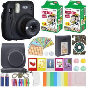 img 1 attached to Fujifilm Instax Mini 11 Instant Camera MiniMate Accessories Bundle Fuji Instax Film Value Pack (40 Sheets) Accessories Bundle