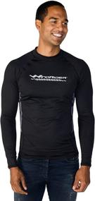 img 4 attached to WindRider Mens Rash Guard Shirt Men's Clothing for Active