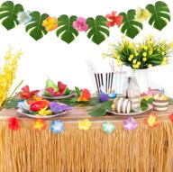 🌺 vibrant hawaiian decorations: joyclub tropical hibiscus for a festive touch logo