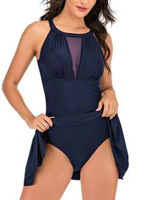 img 3 attached to Yooddy Swimsuits Control Swimwear Monokini