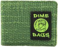 👛 dime bags bi fold hempster wallet: stylish men's accessory for organizing wallets, cards, and money logo