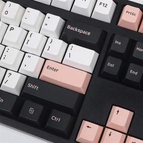 img 2 attached to PBT Olivia Keycaps: 160 Cherry Profile Double-shot Keys for MX Switch Mechanical Keyboards