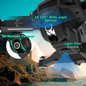 img 2 attached to 🚁 LE-Idea GPS Drone for Adults with 4K UHD Camera, IDEA30 Quadcopter Powered by Brushless Motor, GPS Stabilizer, 20 Minutes Flight Time, 5G WiFi Transmission, Optical Flow Positioning, LED Display Remote Control