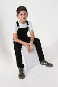 img 1 attached to Wash Clothing Company Bib Overalls Dungarees Boys' Clothing and Overalls