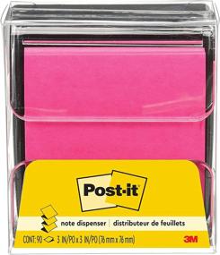 img 4 attached to Post-it WD-330-BK Pop-up Note Dispenser, Black - Ideal for 3x3 Inch Notes