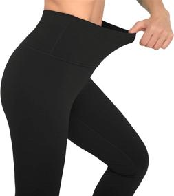 img 3 attached to High Waist Compression Yoga Pants with Inner Pockets - Dragon Fit Athletic Leggings for Tummy Control and Stretch Workout