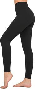 img 4 attached to High Waist Compression Yoga Pants with Inner Pockets - Dragon Fit Athletic Leggings for Tummy Control and Stretch Workout
