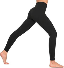 img 1 attached to High Waist Compression Yoga Pants with Inner Pockets - Dragon Fit Athletic Leggings for Tummy Control and Stretch Workout