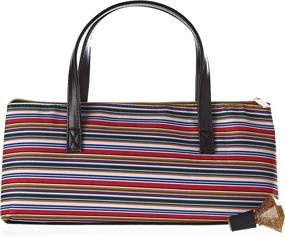 img 4 attached to 🍷 Wine Clutch Bag - Standard Size, Stripe Design - Perfect for Happy Hour